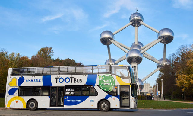 Tootbus Brussels: Vé Hop-On, Hop-Off & Atomium