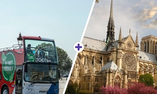 Tootbus Paris Hop-On, Hop-Off & Notre Dame Tour