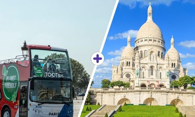 Tootbus Paris Hop-On, Hop-Off & Montmartre Tour