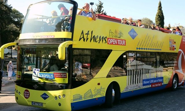 Vé tham quan Athens Open Tour Hop-On Hop-Off Bus + Acropolis
