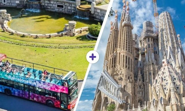 Vé xe buýt du lịch Hop-On, Hop-Off + Sagrada Familia của Barcelona