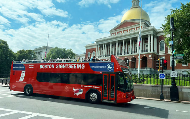 Chuyến tham quan bằng xe buýt Hop-On Hop-Off của Boston Sightseeing