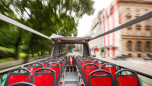 Inside the comfortable and spacious WOW Krakow Sightseeing Bus, promising a delightful journey to discover the city's wonders.