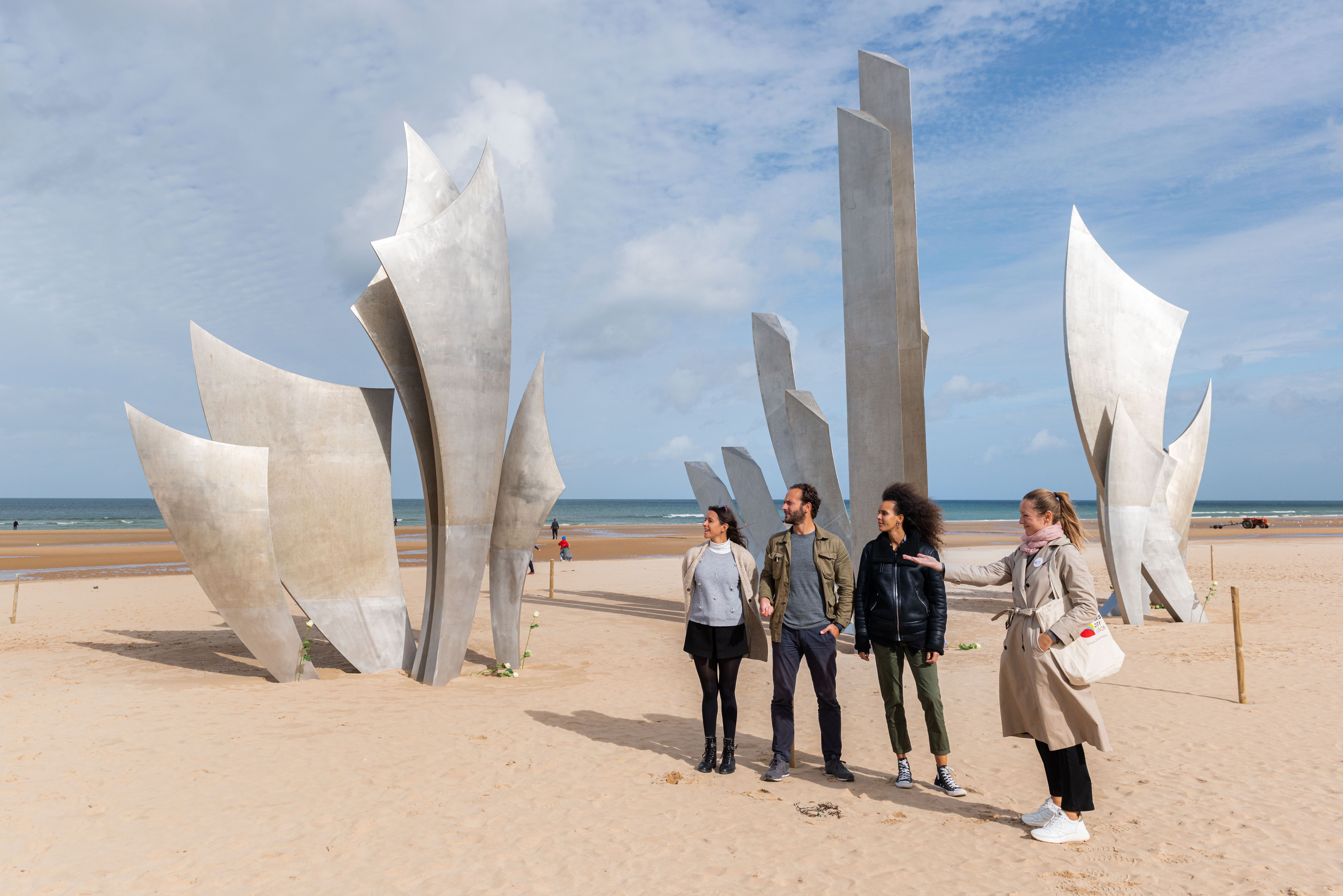 Landungsstrände der Alliierten der Normandie Friedensdenkmäler des Zweiten Weltkriegs Mittagessen Reiseführer – ab Paris