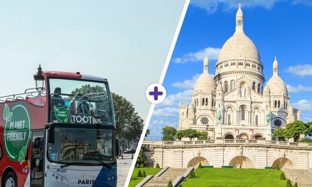Tootbus Paris Hop-On, Hop-Off & Montmartre Tour