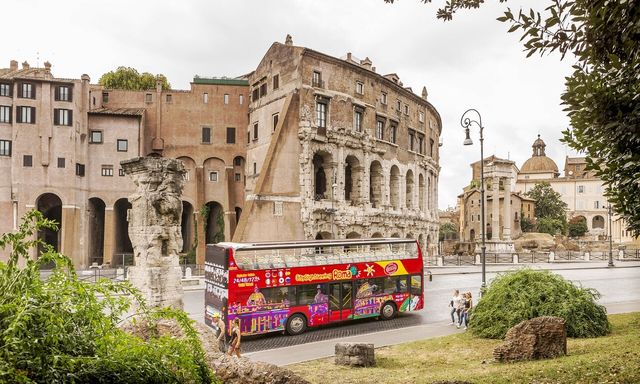 City Sightseeing Rome: Hop-On, Hop-Off & Colosseum Entrance Ticket