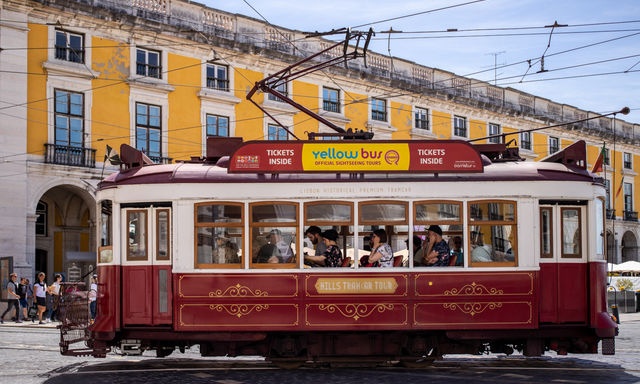 Yellow Bus Lisbon Hills Tramcar & Optional Upgrades