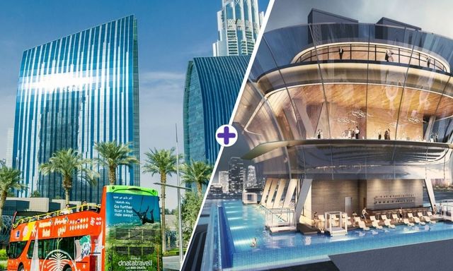 City Sightseeing Dubai Hop-on Hop-off + The View at the Palm