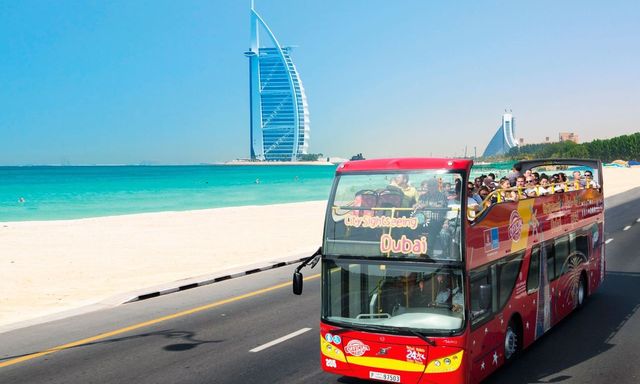 Dubai Hop-On, Hop-Off, Dhow Cruise and Night Tour